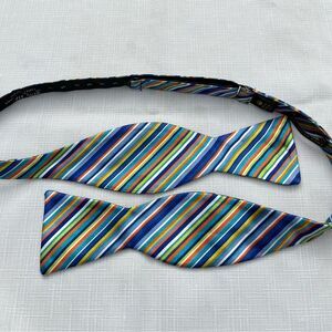 Countess Mara multicolor bow neck tie, great condition, elegant, OS